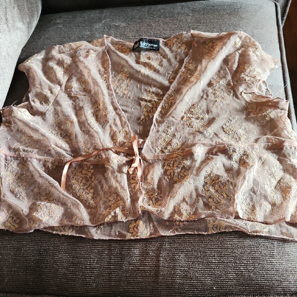 Sheer Lace Women Shrug